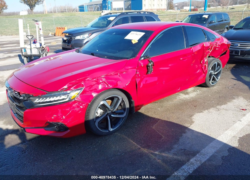 2021 HONDA ACCORD VIN: 1HGCV1F31MA082134