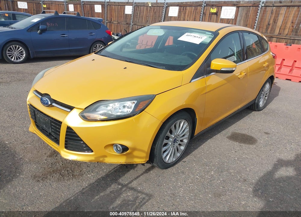 2012 FORD FOCUS VIN: 1FAHP3N22CL189401