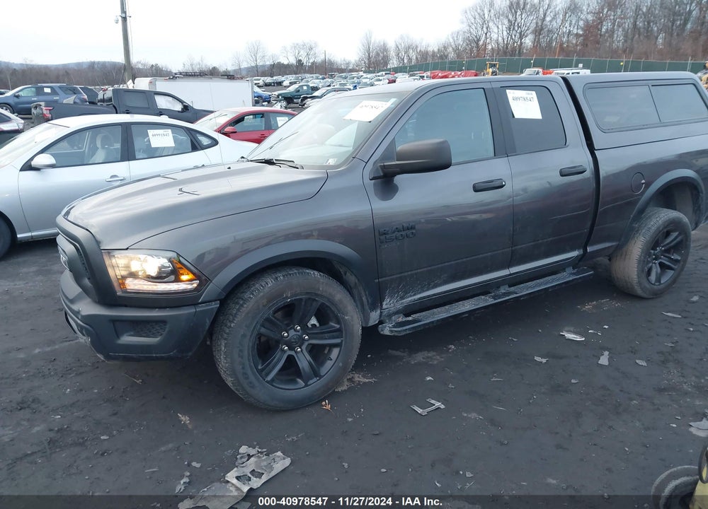 2022 RAM 1500 CLASSIC WARLOCK 4X4 6'4 BOX VIN: 1C6RR7GG2NS200468
