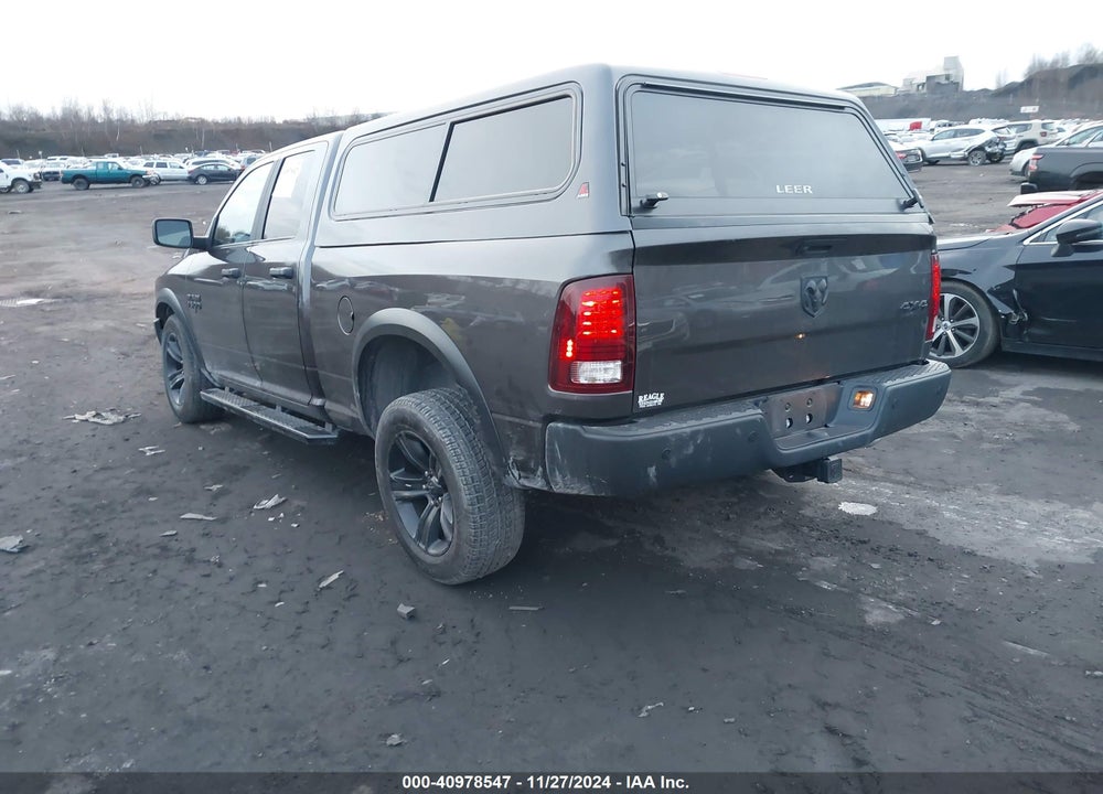 2022 RAM 1500 CLASSIC WARLOCK 4X4 6'4 BOX VIN: 1C6RR7GG2NS200468