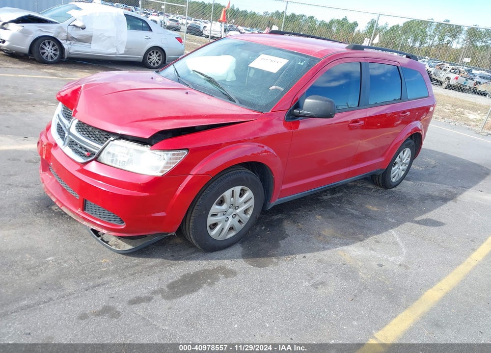 2018 DODGE JOURNEY SE VIN: 3C4PDCAB1JT277555