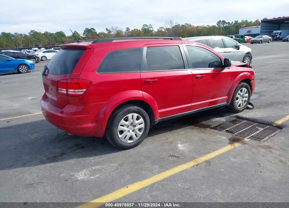 2018 DODGE JOURNEY SE VIN: 3C4PDCAB1JT277555