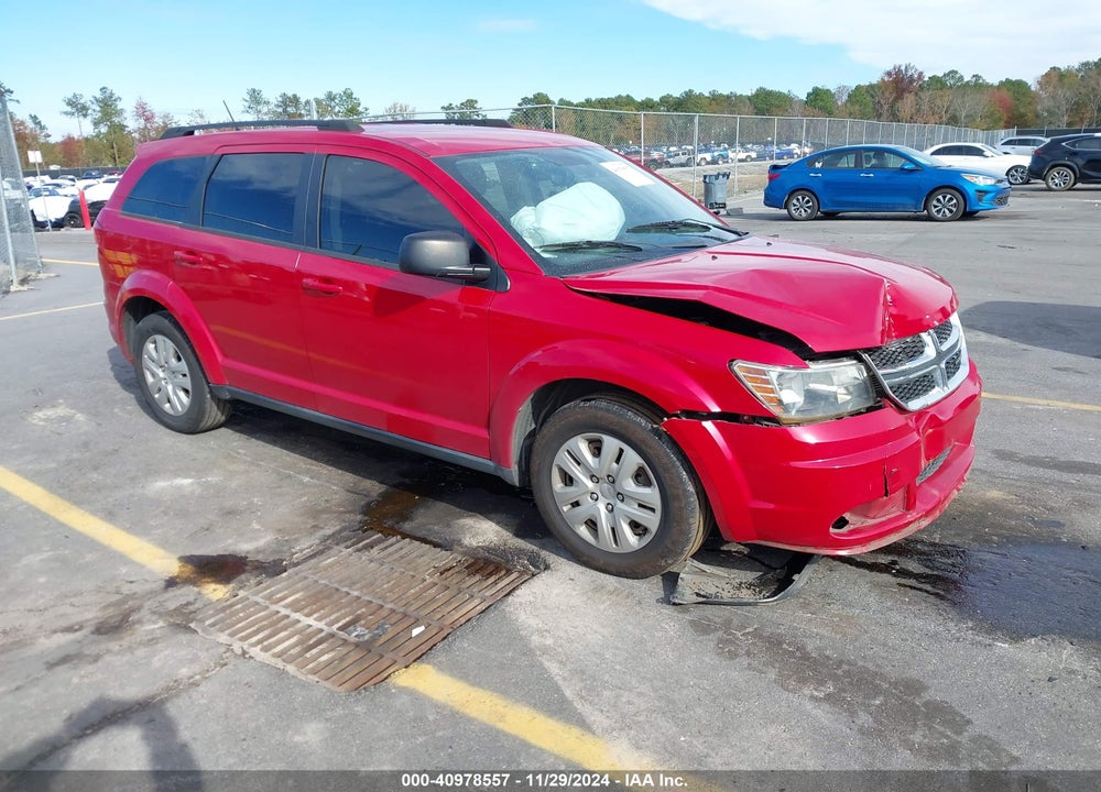 2018 DODGE JOURNEY SE VIN: 3C4PDCAB1JT277555