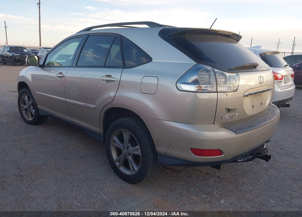 2007 LEXUS RX 400H VIN: JTJGW31U372003616