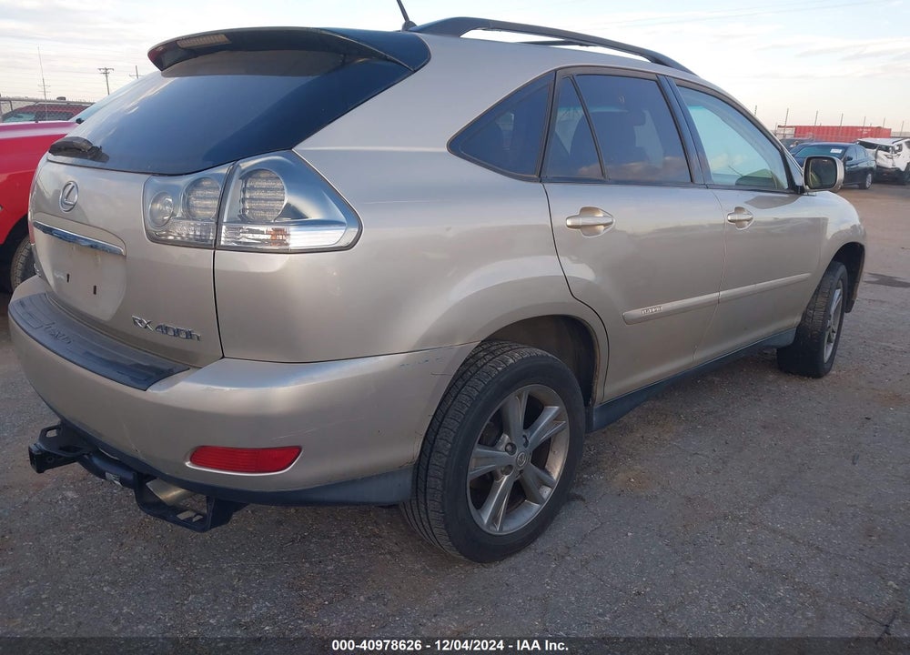2007 LEXUS RX 400H VIN: JTJGW31U372003616