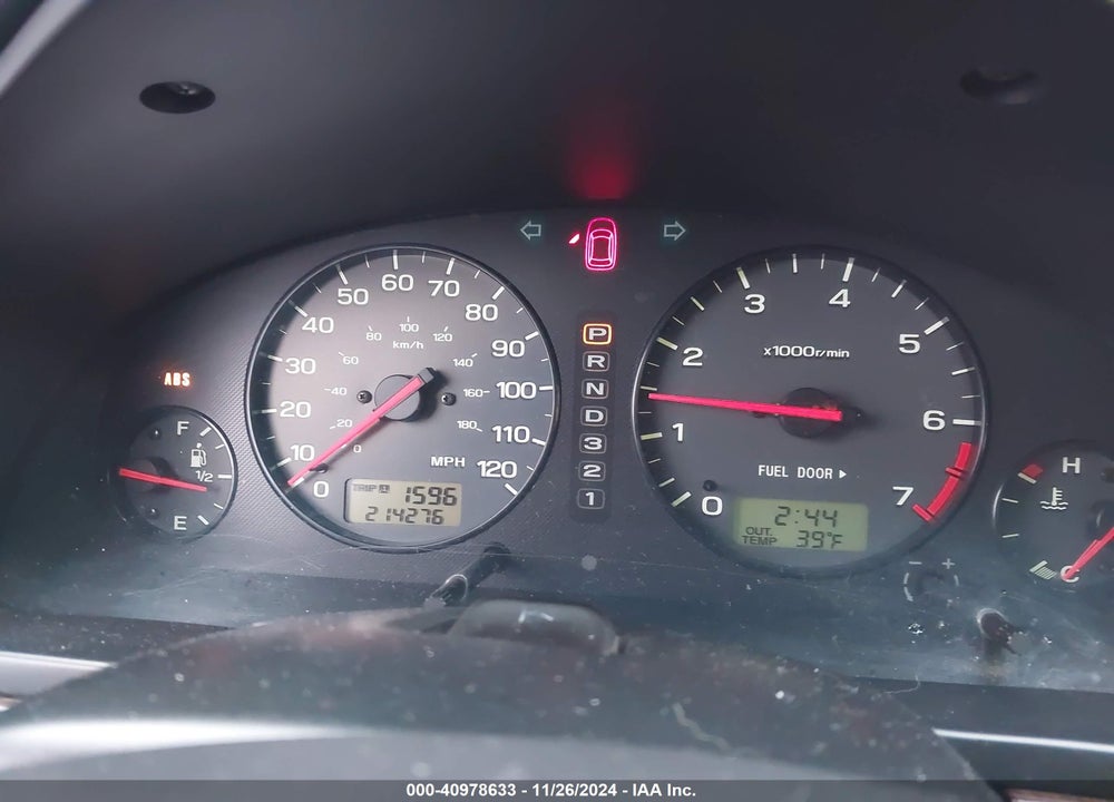 2001 SUBARU LEGACY GT VIN: 4S3BE645X17202310