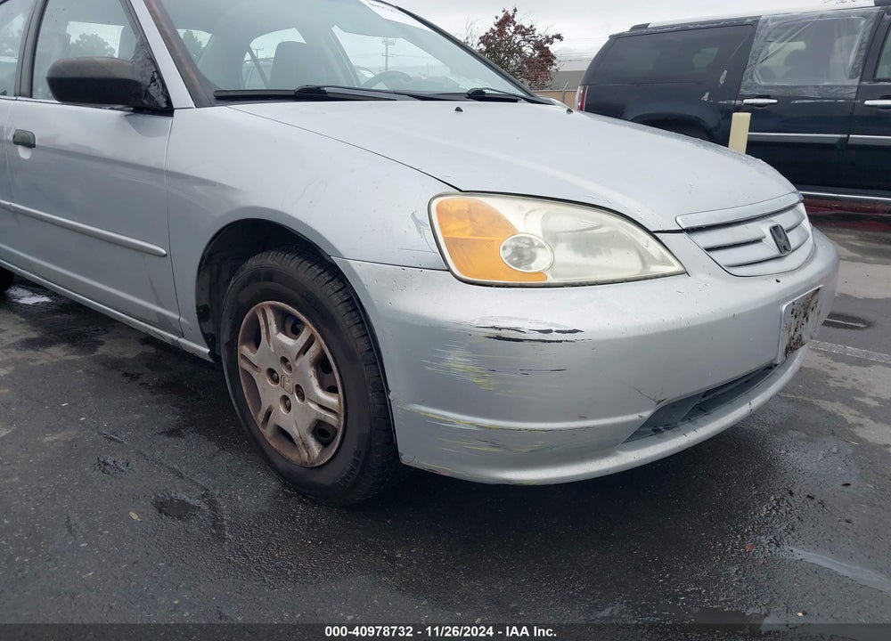 2001 HONDA CIVIC LX VIN: 2HGES16541H546968