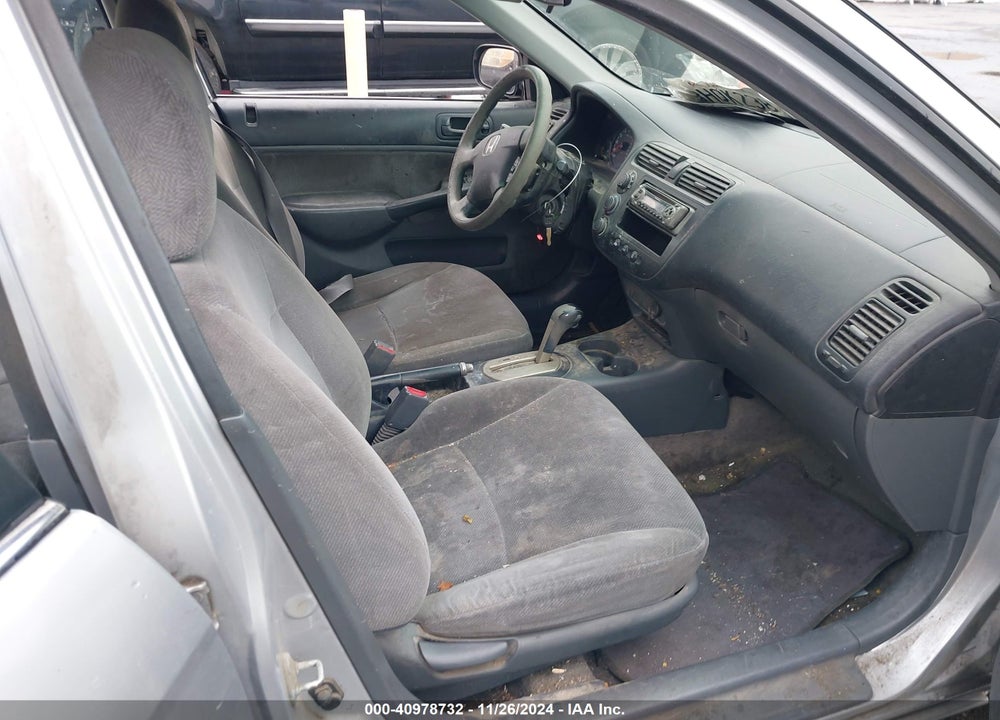 2001 HONDA CIVIC LX VIN: 2HGES16541H546968