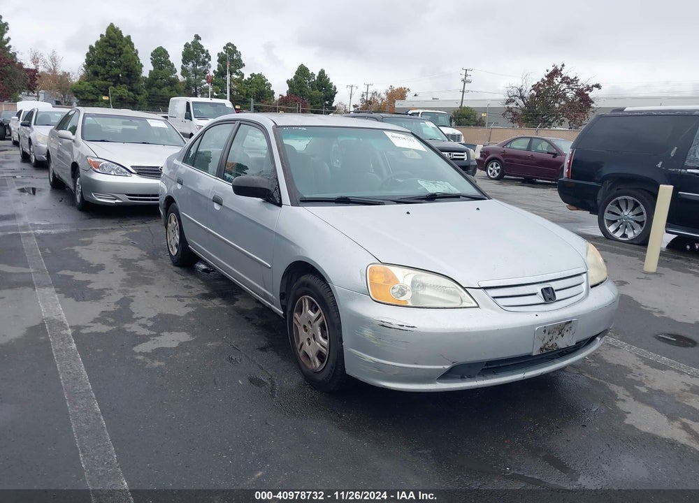 2001 HONDA CIVIC LX VIN: 2HGES16541H546968