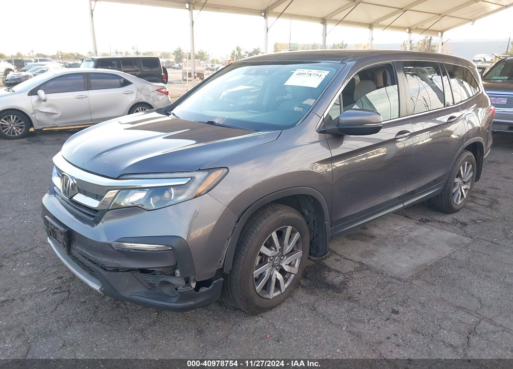 2019 HONDA PILOT EX VIN: 5FNYF5H30KB004325