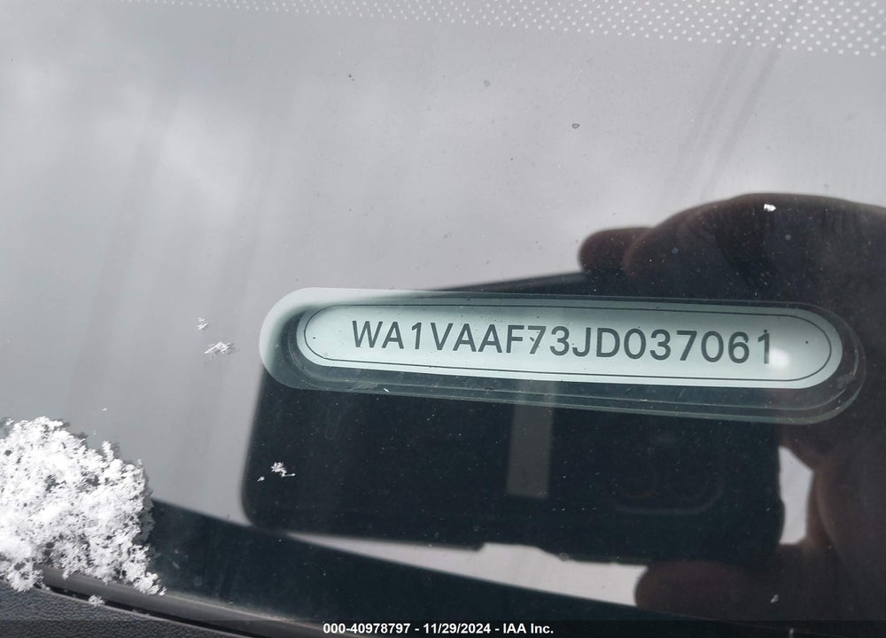 2018 AUDI Q7 3.0T PREMIUM VIN: WA1VAAF73JD037061