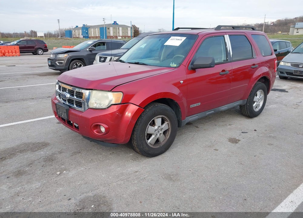 2008 FORD ESCAPE XLT VIN: 1FMCU93168KA12966