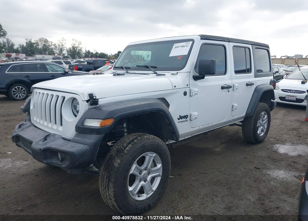 2022 JEEP WRANGLER UNLIMITED SPORT S 4X4 VIN: 1C4HJXDN2NW134737