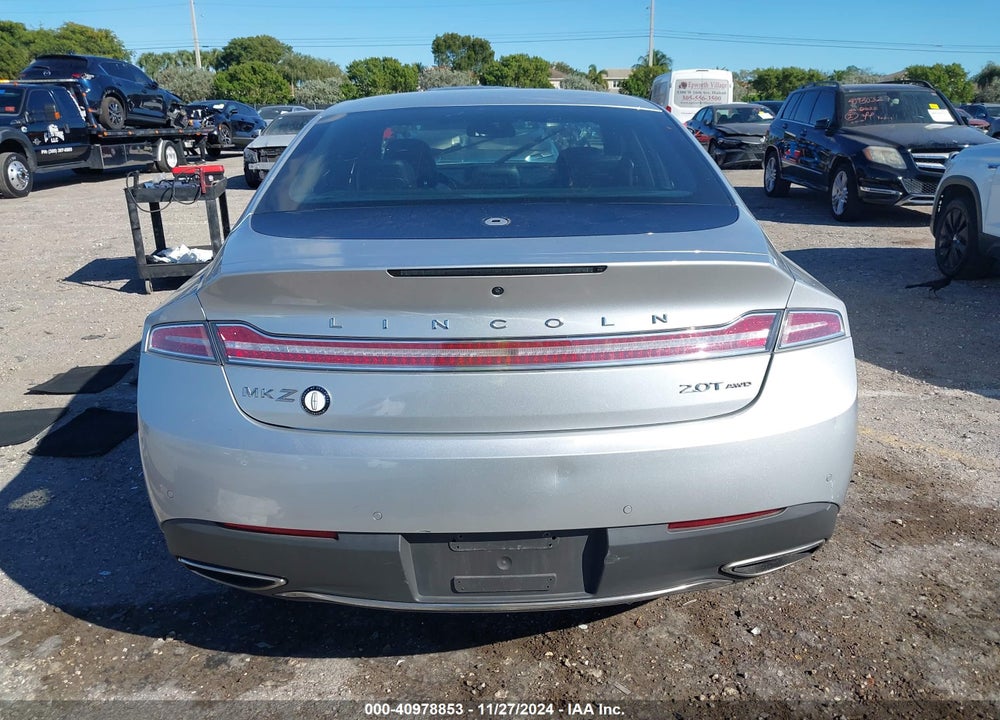 2019 LINCOLN MKZ STANDARD VIN: 3LN6L5B95KR601655