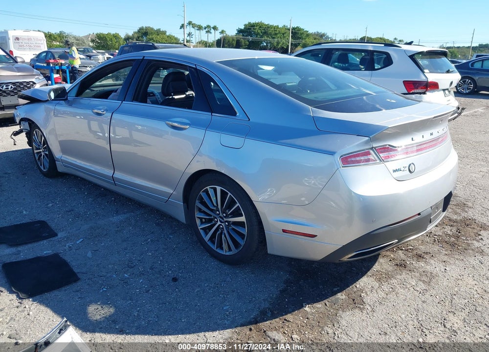 2019 LINCOLN MKZ STANDARD VIN: 3LN6L5B95KR601655