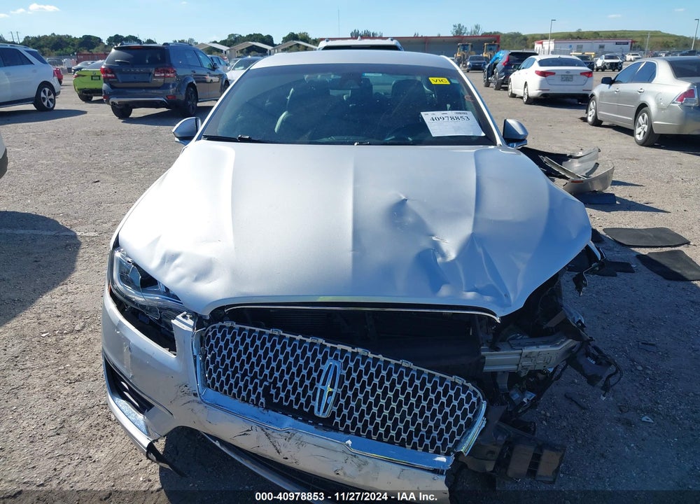 2019 LINCOLN MKZ STANDARD VIN: 3LN6L5B95KR601655