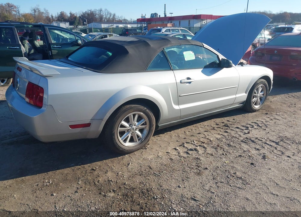 2006 FORD MUSTANG V6 VIN: 1ZVFT84N965242039