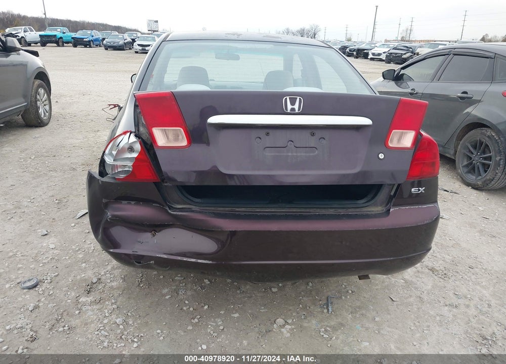 2001 HONDA CIVIC EX VIN: 2HGES26741H528560