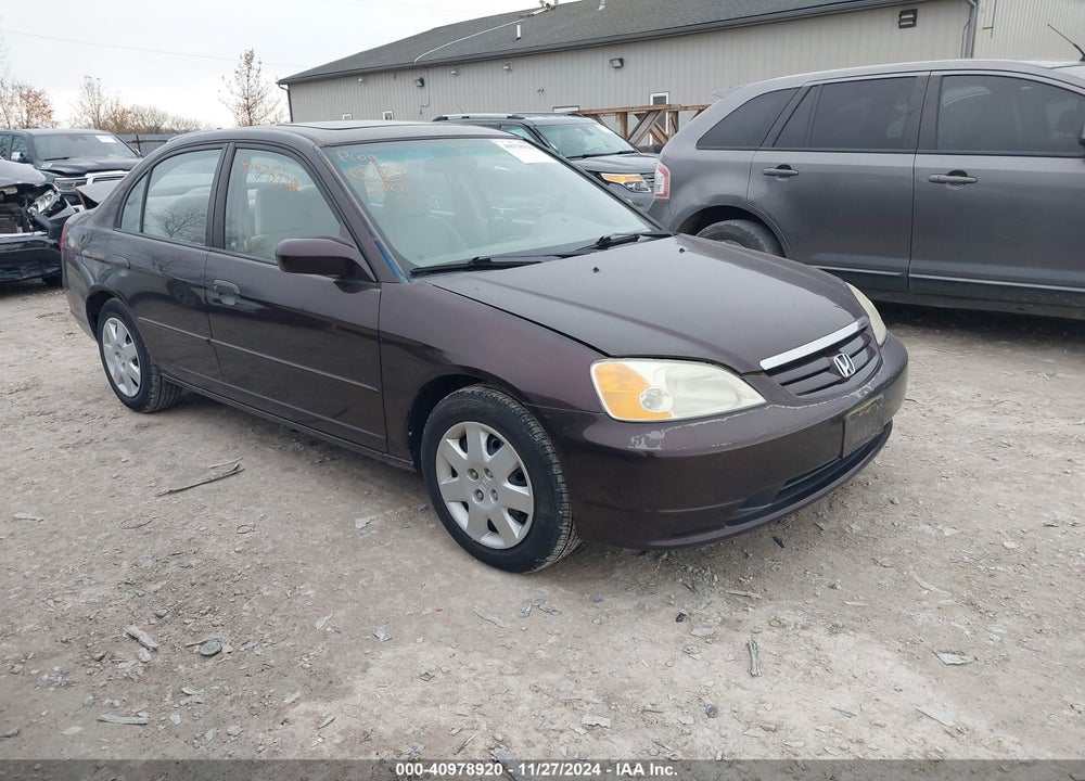 2001 HONDA CIVIC EX VIN: 2HGES26741H528560