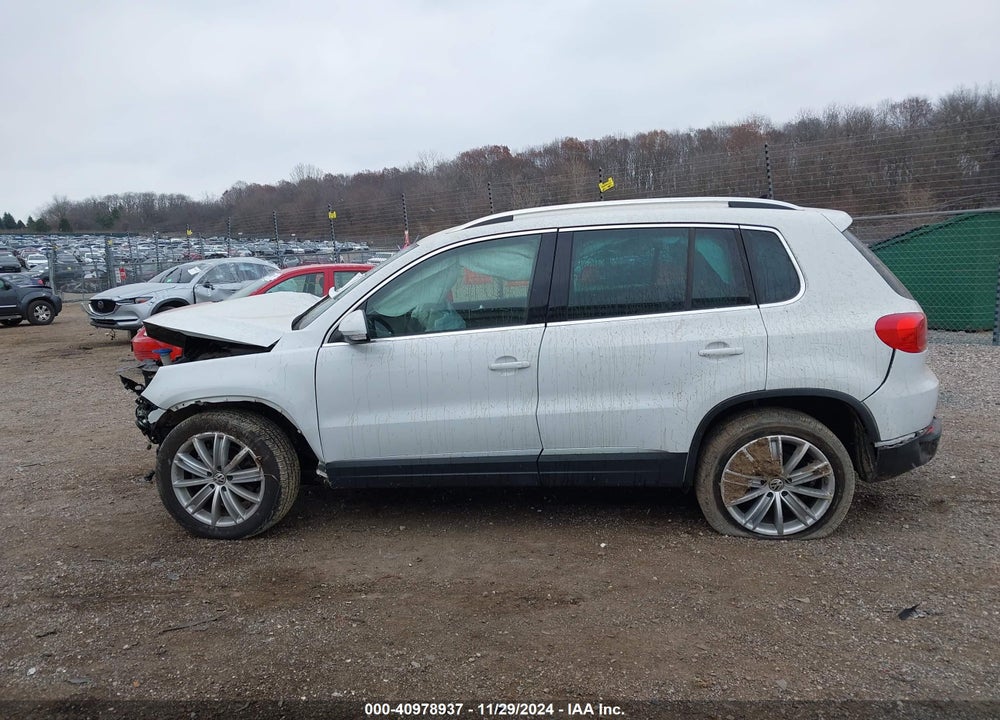 2014 VOLKSWAGEN TIGUAN SE VIN: WVGBV3AX5EW619524