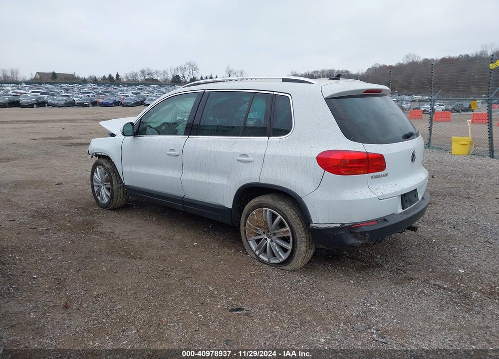 2014 VOLKSWAGEN TIGUAN SE VIN: WVGBV3AX5EW619524
