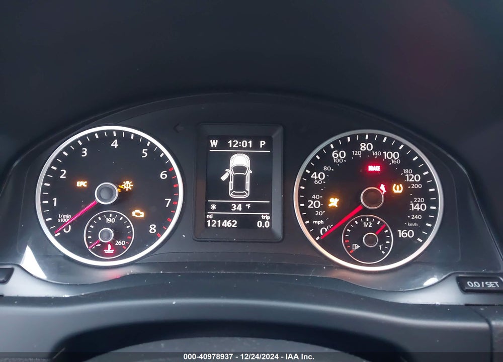 2014 VOLKSWAGEN TIGUAN SE VIN: WVGBV3AX5EW619524