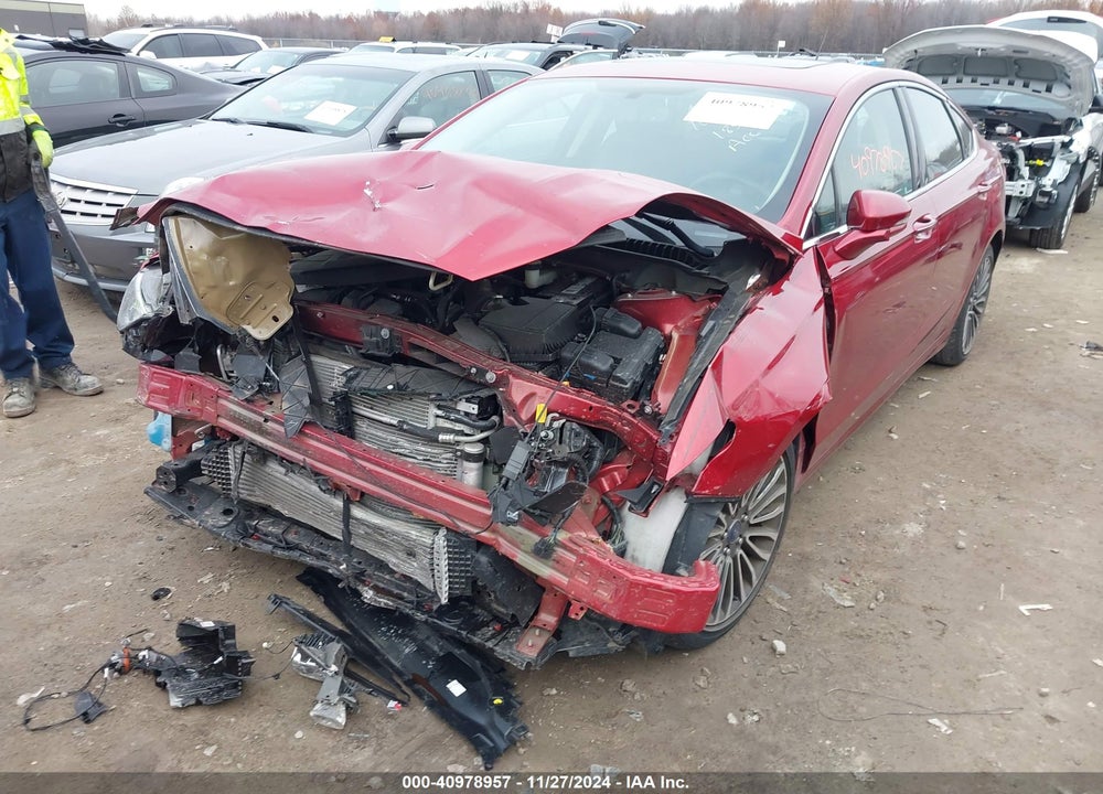 2017 FORD FUSION TITANIUM VIN: 3FA6P0K95HR185990