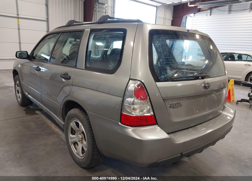 2007 SUBARU FORESTER 2.5X VIN: JF1SG63607H731004
