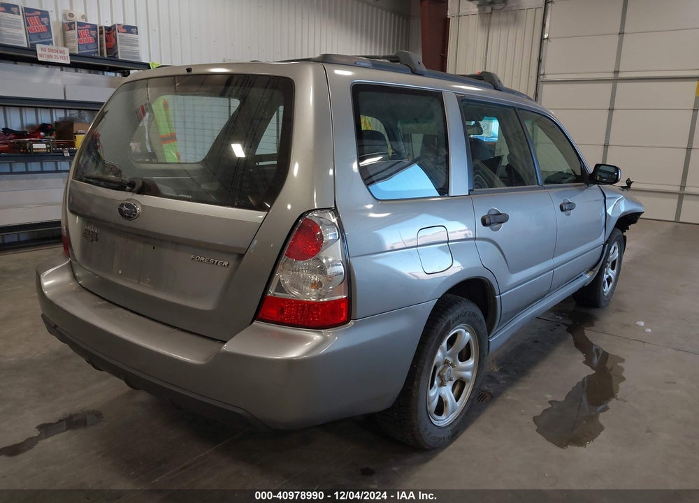 2007 SUBARU FORESTER 2.5X VIN: JF1SG63607H731004