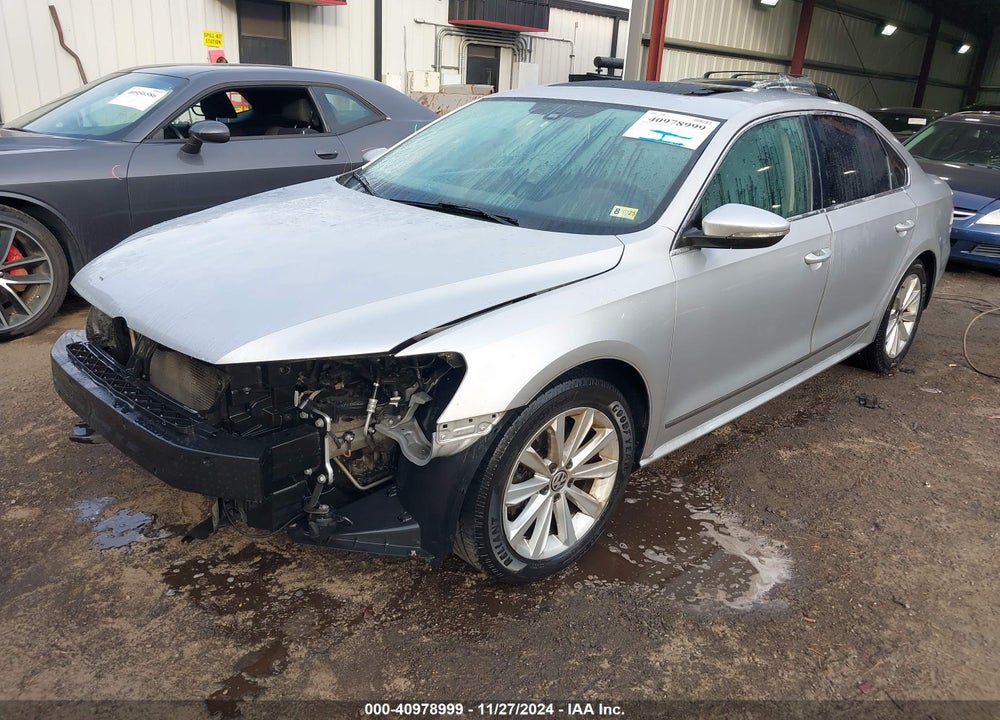 2012 VOLKSWAGEN PASSAT VIN: 1VWCH7A34CC037737