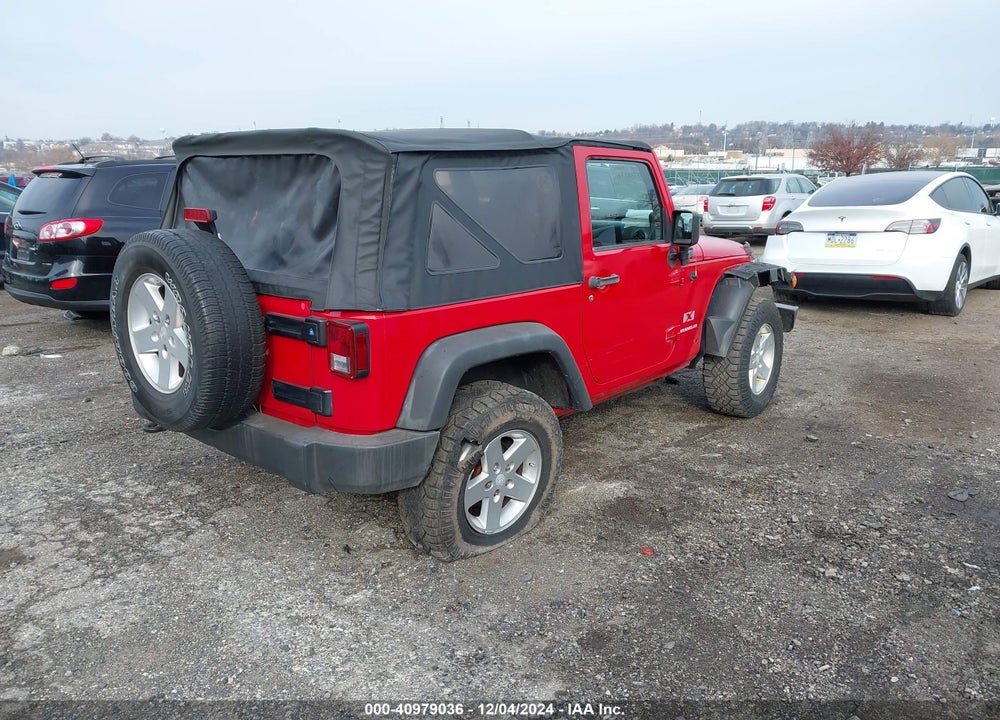 2009 JEEP WRANGLER X VIN: 1J4FA24189L763749
