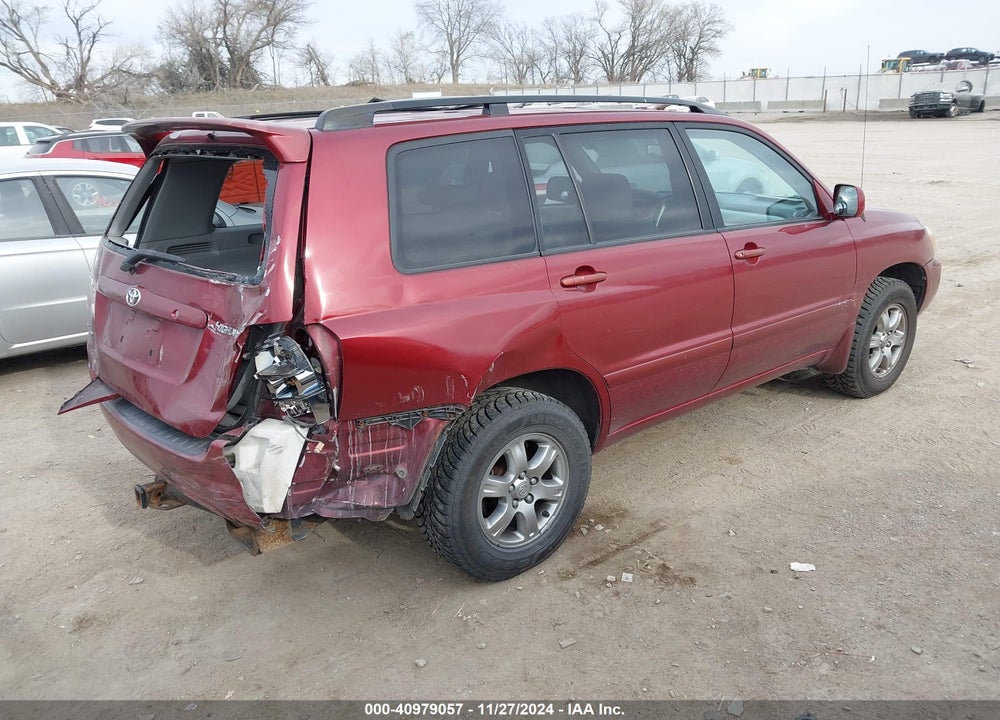 2007 TOYOTA HIGHLANDER V6 VIN: JTEHP21A570188702