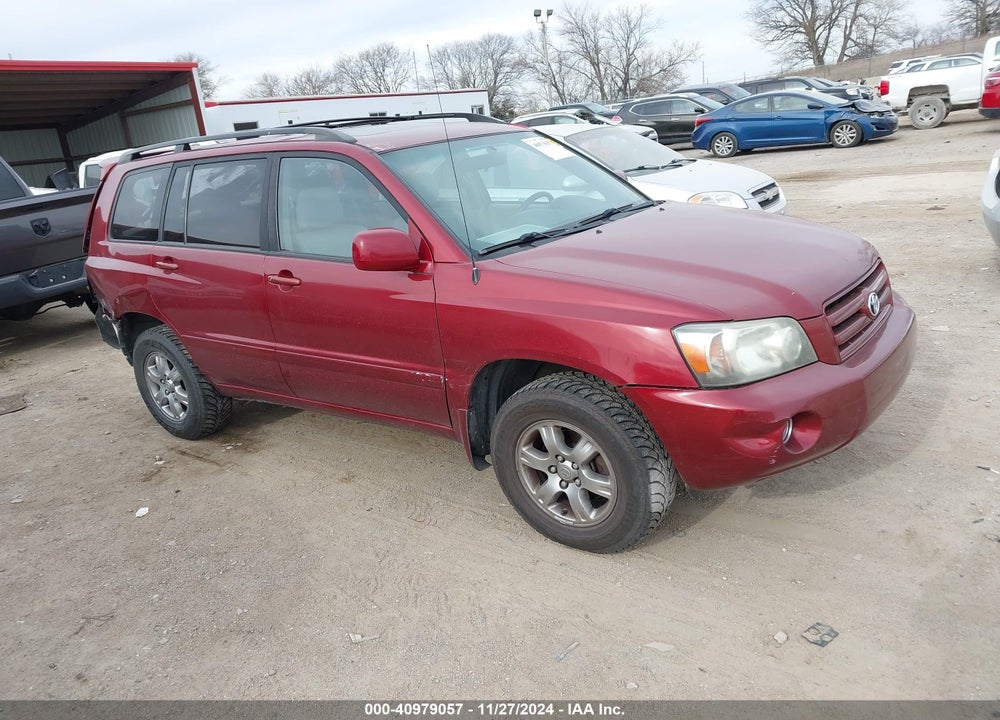 2007 TOYOTA HIGHLANDER V6 VIN: JTEHP21A570188702