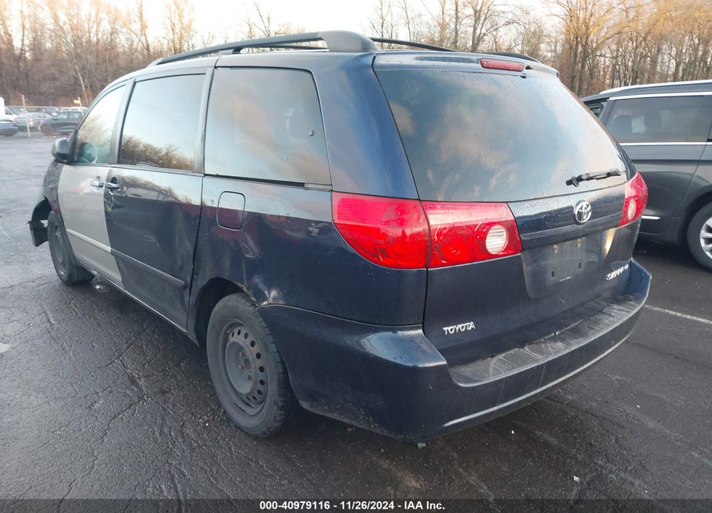 2007 TOYOTA SIENNA LE VIN: 5TDZK23C37S040423