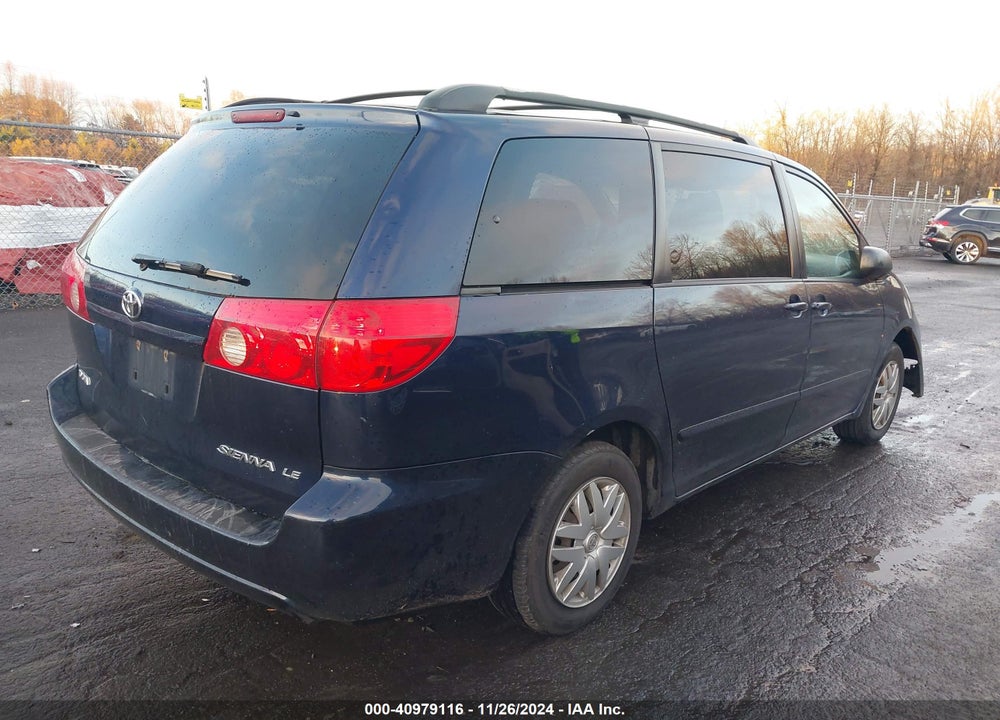 2007 TOYOTA SIENNA LE VIN: 5TDZK23C37S040423