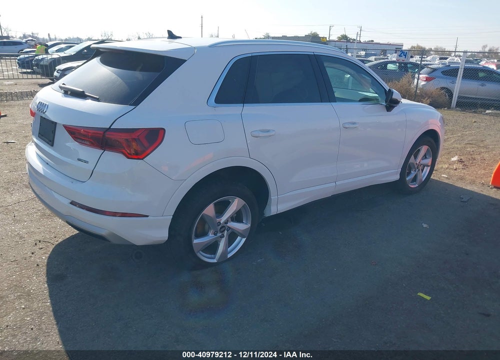 2021 AUDI Q3 PREMIUM 40 TFSI QUATTRO TIPTRONIC VIN: WA1AUCF30M1089459