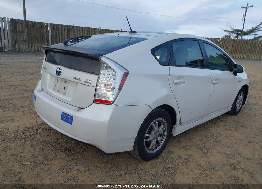 2010 TOYOTA PRIUS VIN: JTDKN3DU4A1200867