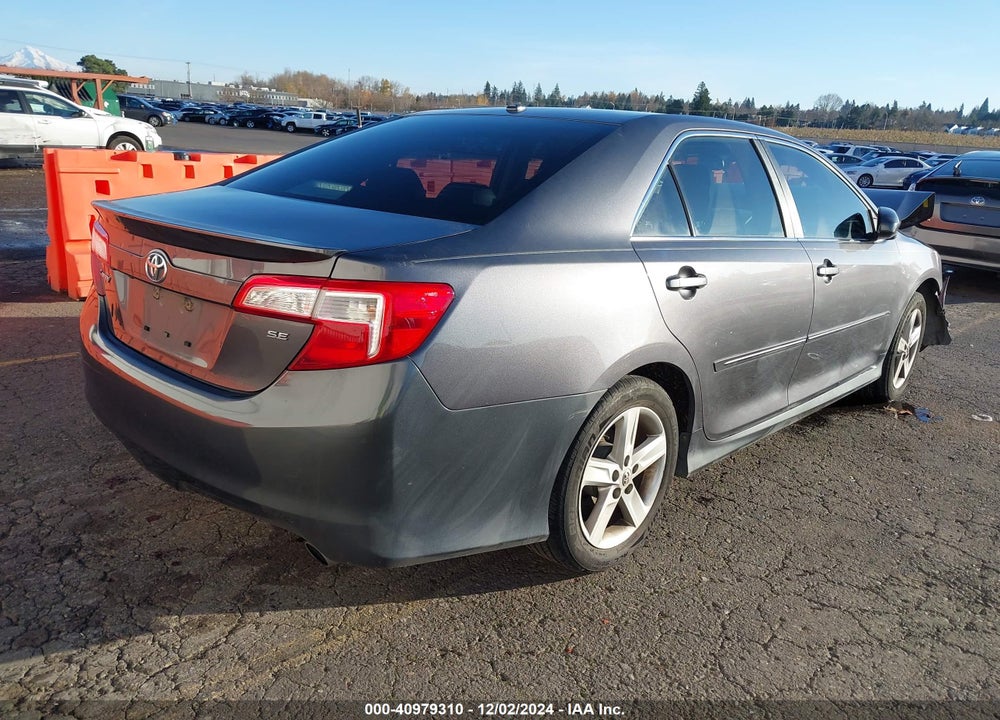 2012 TOYOTA CAMRY SE VIN: 4T1BF1FK8CU126086