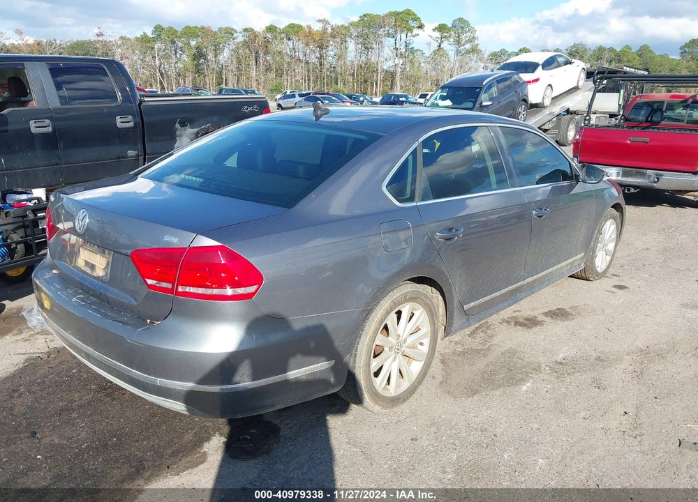 2012 VOLKSWAGEN PASSAT 2.5L SEL VIN: 1VWCP7A34CC056436
