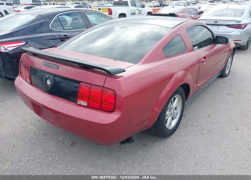 2006 FORD MUSTANG V6 VIN: 1ZVFT80N965164349