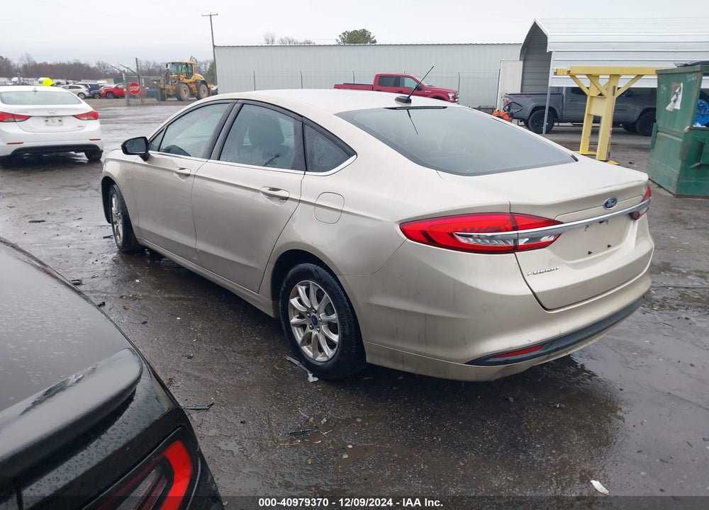 2017 FORD FUSION S VIN: 3FA6P0G74HR108387