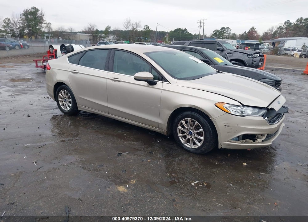 2017 FORD FUSION S VIN: 3FA6P0G74HR108387