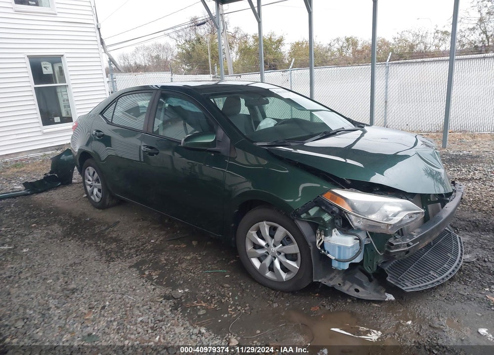 2014 TOYOTA COROLLA LE VIN: 2T1BURHE6EC106063