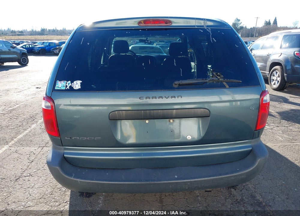 2006 DODGE CARAVAN SE VIN: 1D4GP25R26B648808