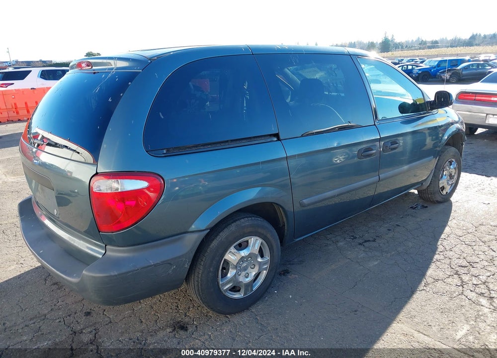 2006 DODGE CARAVAN SE VIN: 1D4GP25R26B648808