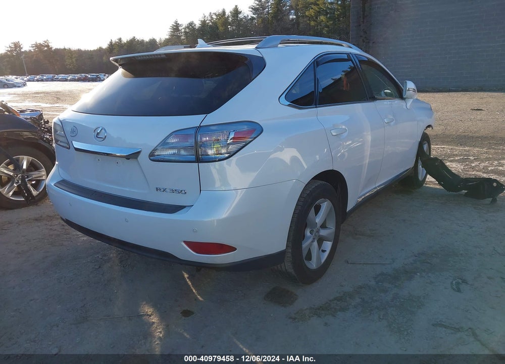 2012 LEXUS RX 350 VIN: 2T2BK1BA6CC148416