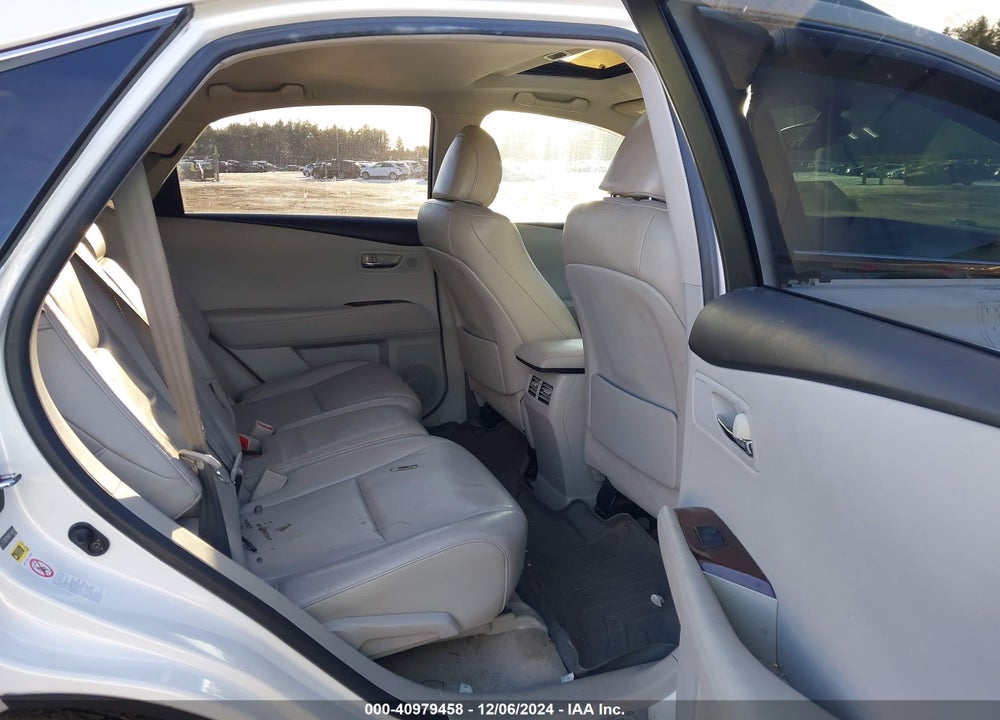 2012 LEXUS RX 350 VIN: 2T2BK1BA6CC148416