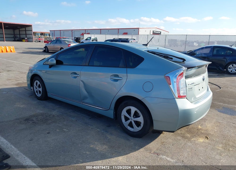 2013 TOYOTA PRIUS THREE VIN: JTDKN3DU7D1679547