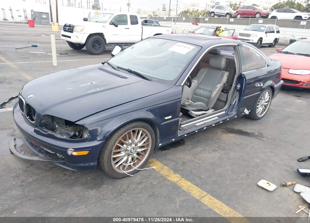 2003 BMW 330CI VIN: WBABN53423PH02791
