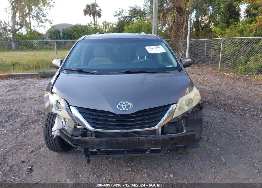 2012 TOYOTA SIENNA LE V6 8 PASSENGER VIN: 5TDKK3DC4CS267040